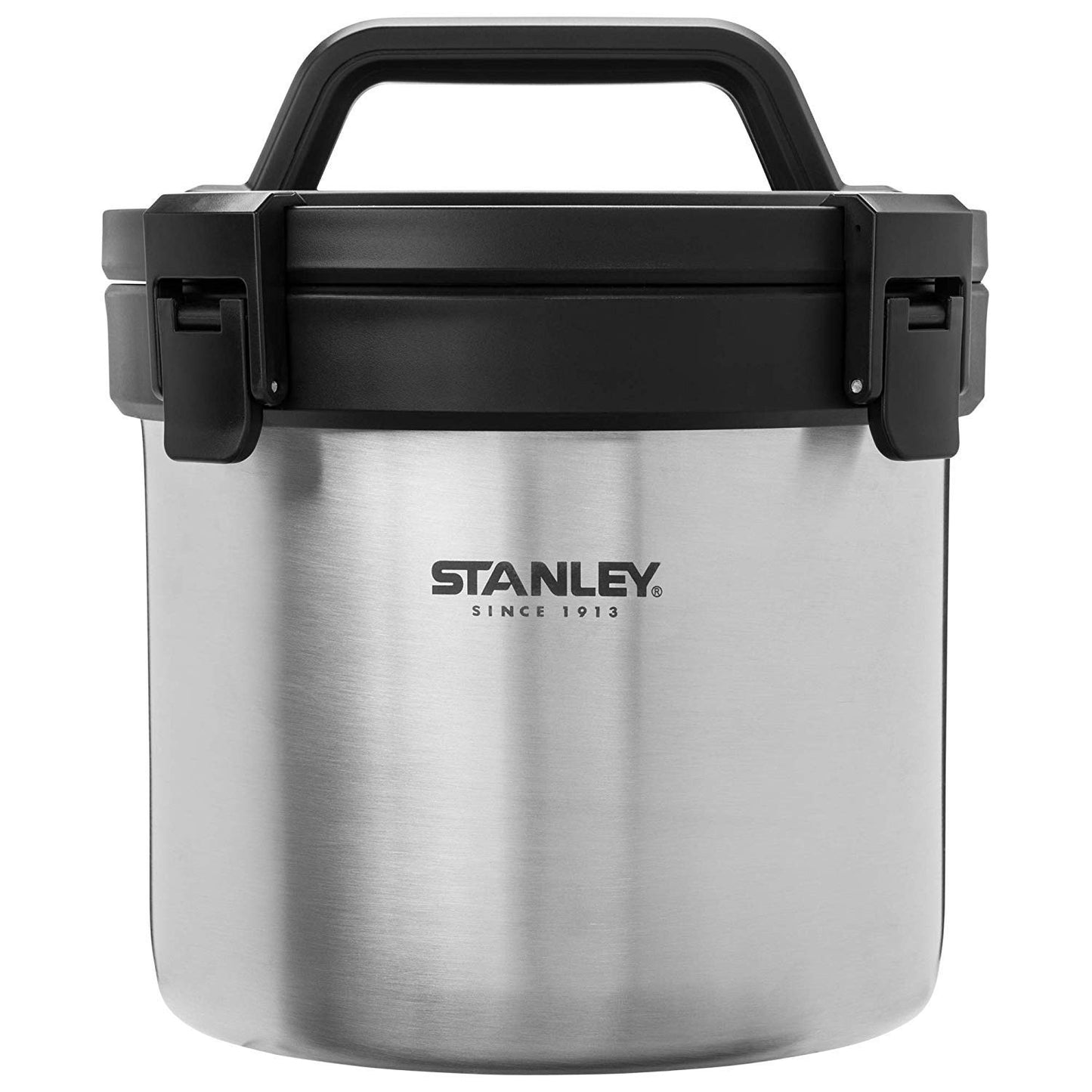 Stanley Adventure Stay Hot 3qt 캠프 크록 팟 - 진공 단열 스테인리스 스틸 식품 용기 - 12시간 동안 음식을 따뜻하게, 16시간 동안 차갑게 유지