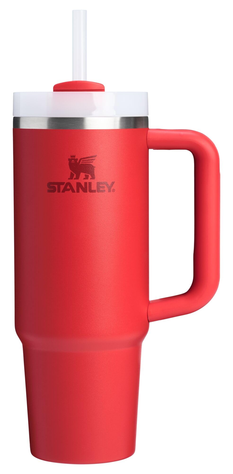 Stanley Quencher H2.0 Tumbler with Handle and Straw 30 oz | Flowstate 3-Position Lid | Cup Holder Compatible for Travel | Insulated Stainless Steel Cup | BPA-Free | Frost