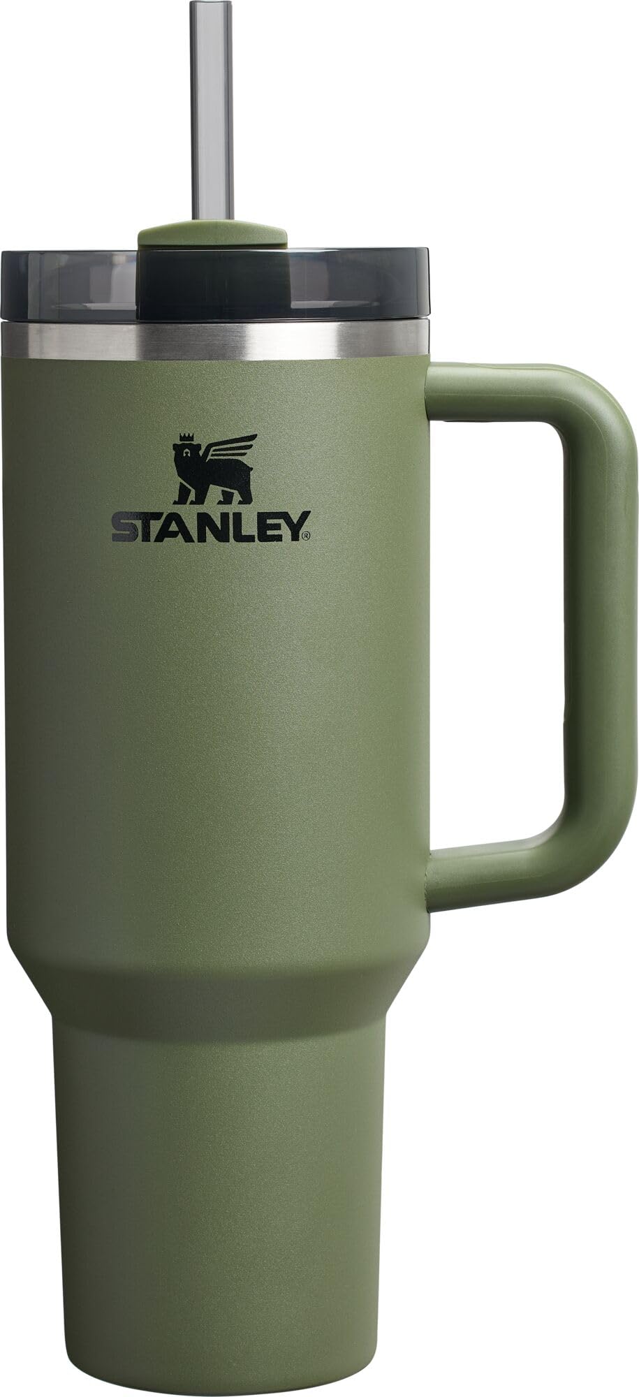 Stanley Quencher H2.0 Tumbler with Handle and Straw 30 oz | Flowstate 3-Position Lid | Cup Holder Compatible for Travel | Insulated Stainless Steel Cup | BPA-Free | Frost
