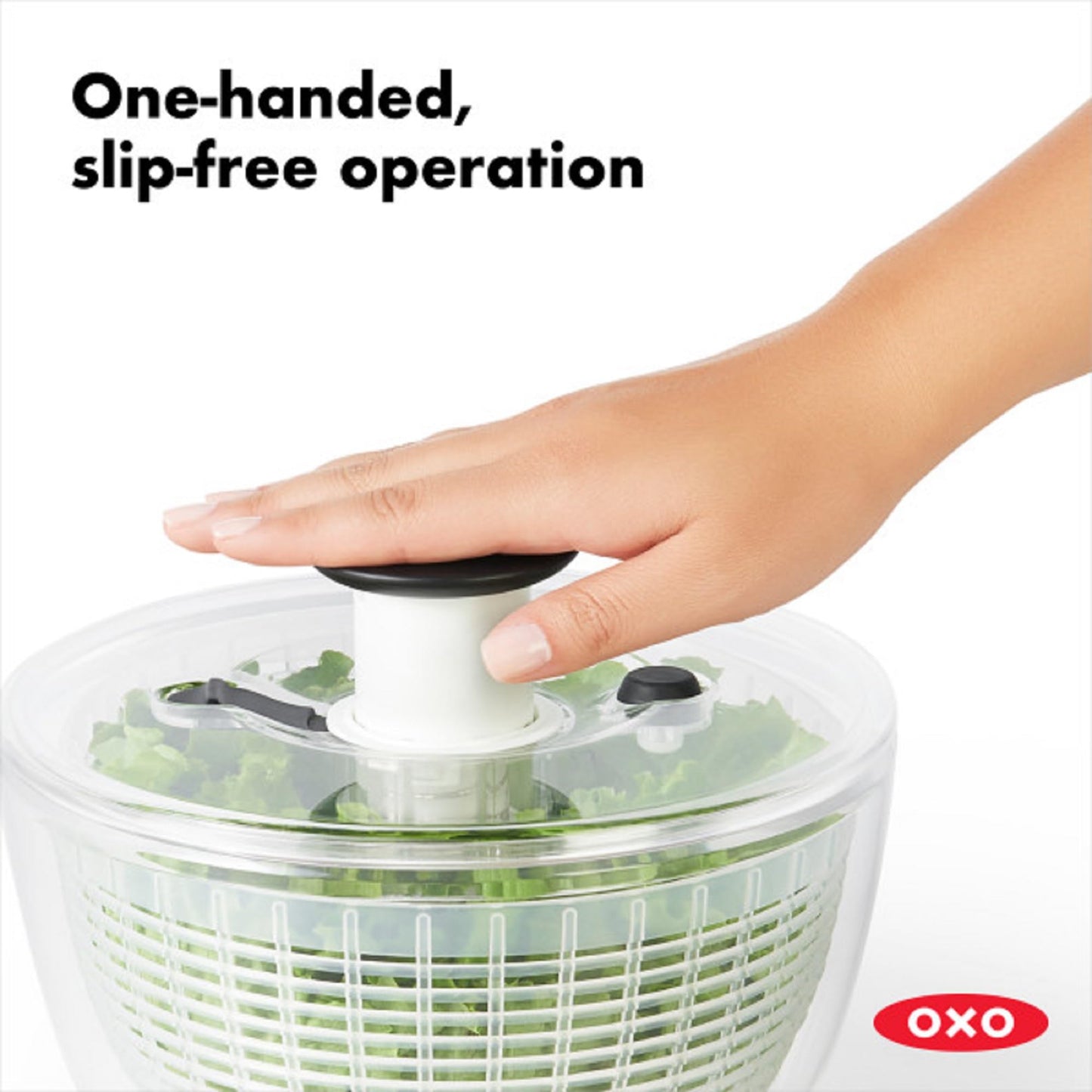 OXO Good Grips 대형 샐러드 스피너 - 6.22 Qt., 화이트