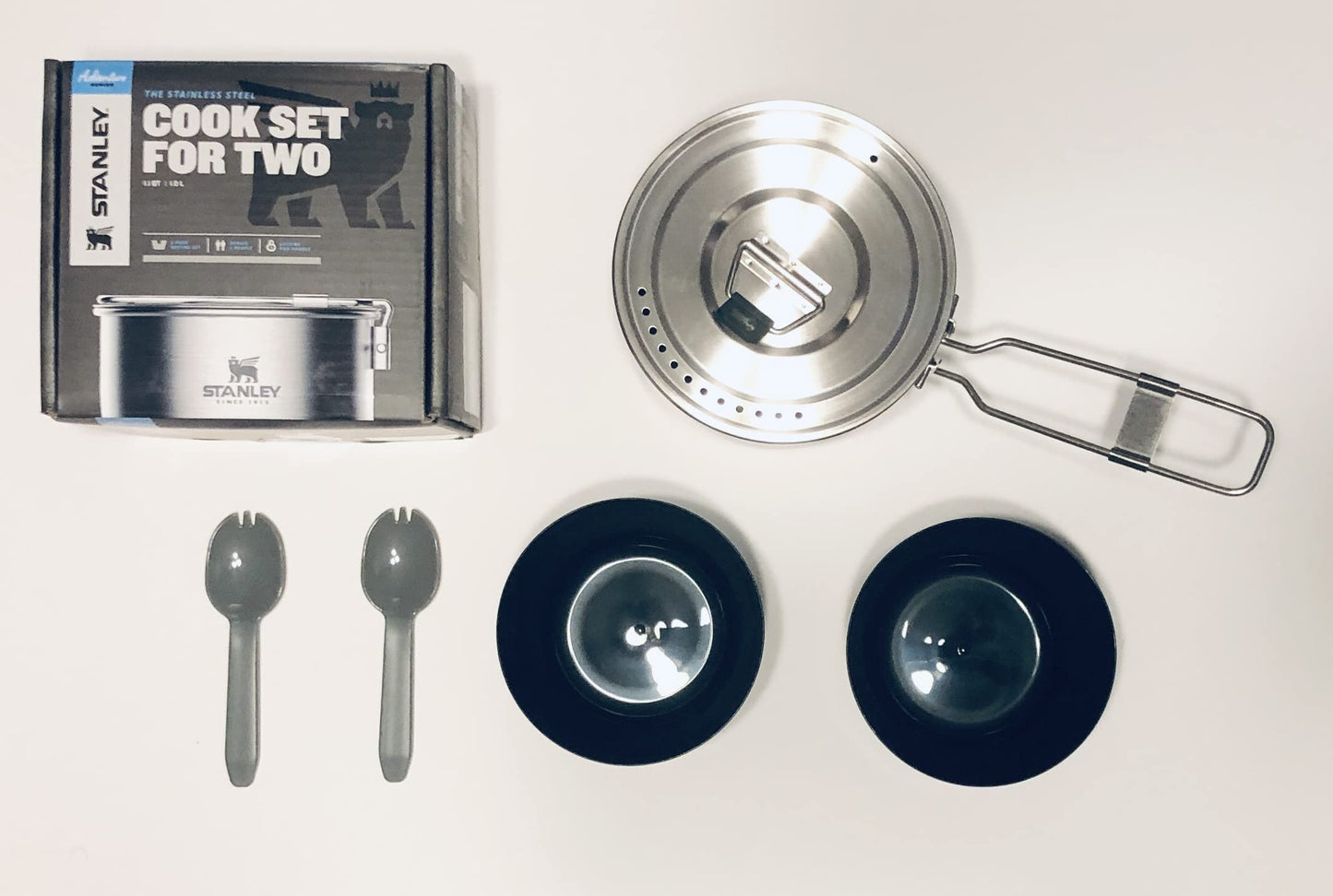 Stanley 10-09997-001 2인용 쿡 세트 스테인리스 스틸 1.1QT / 1.0L