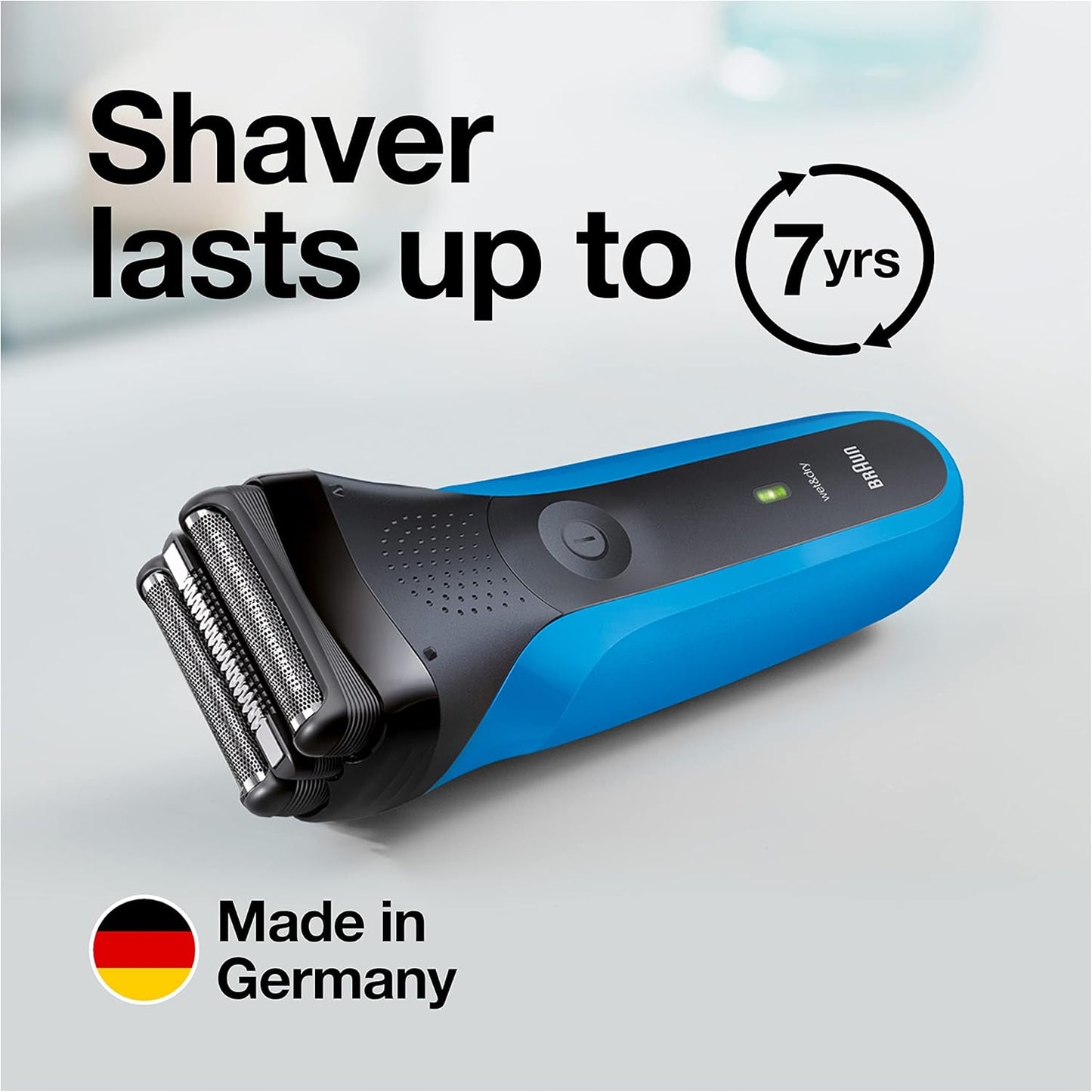Braun Electric Razor for Men, Series 3 310s Electric Foil Shaver, Rechargeable, Wet & Dry