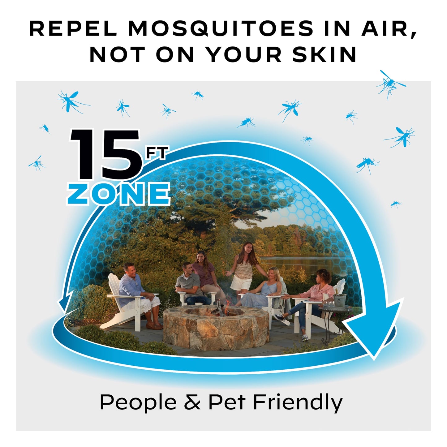 Thermacell Mosquito Backpacker Repeller, Gen 2.0 with 16 Hours of Repellent; 15 Foot Zone of Mosquito Protection; Long Lasting, Deet Free Bug Spray Alternative, Scent Free