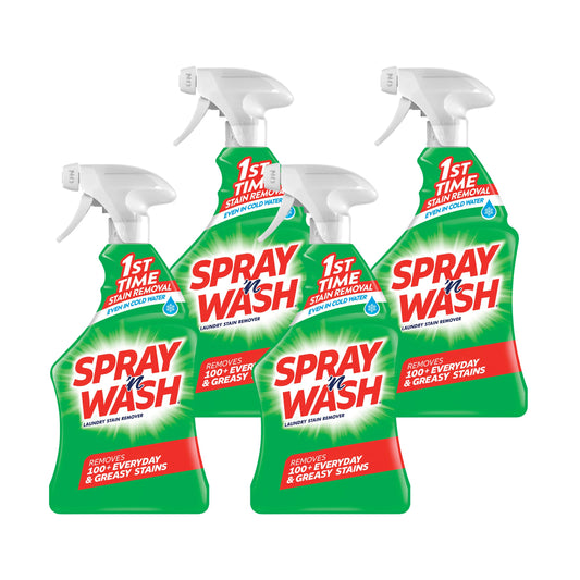 Spray 'n Wash Pre-Treat Laundry Stain Remover, 22 Fl Oz (Pack of 4)