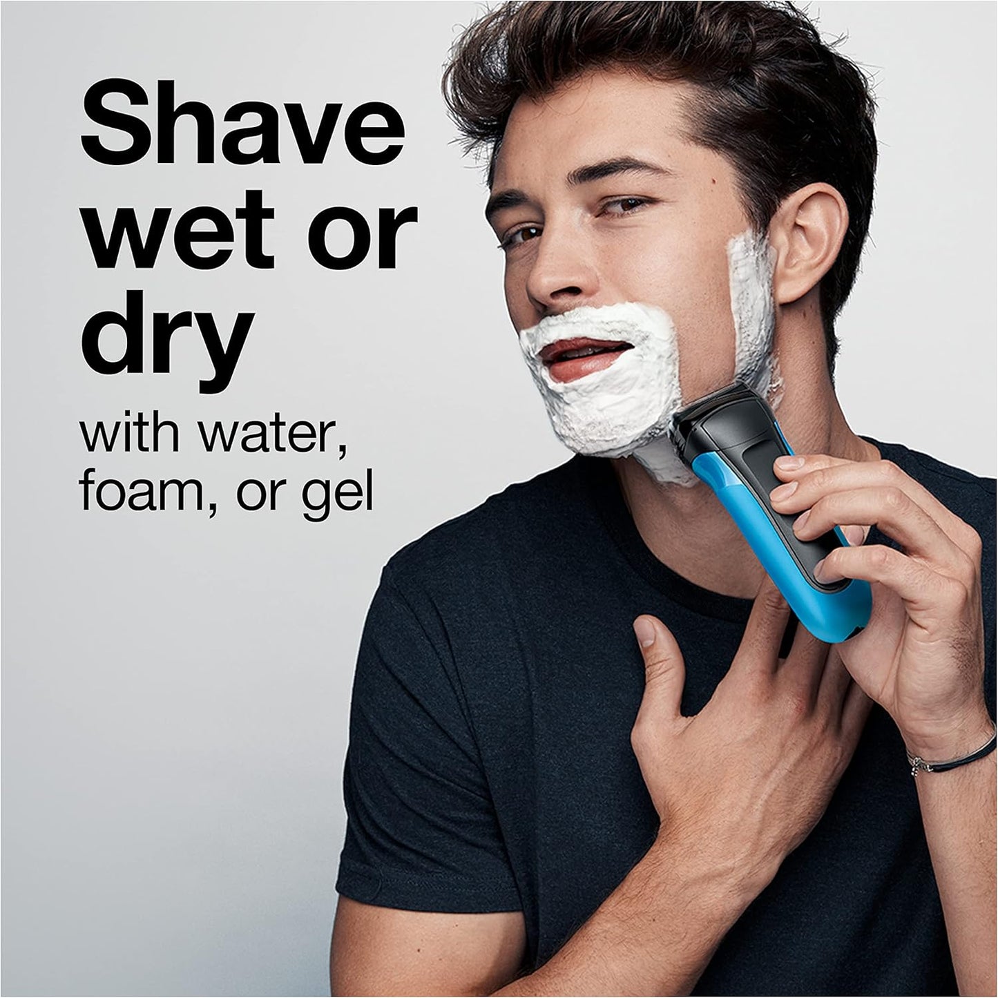 Braun Electric Razor for Men, Series 3 310s Electric Foil Shaver, Rechargeable, Wet & Dry