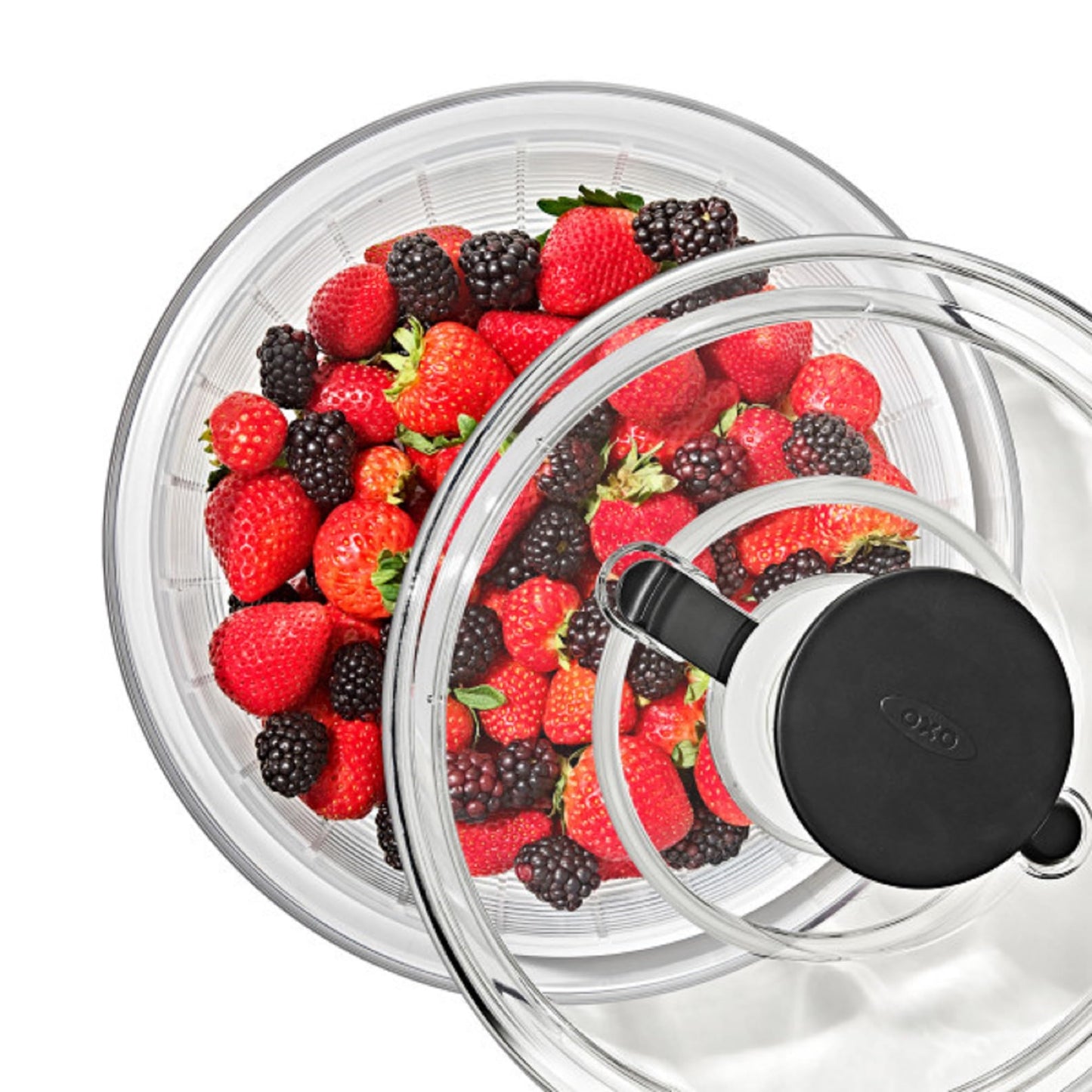 OXO Good Grips 대형 샐러드 스피너 - 6.22 Qt., 화이트