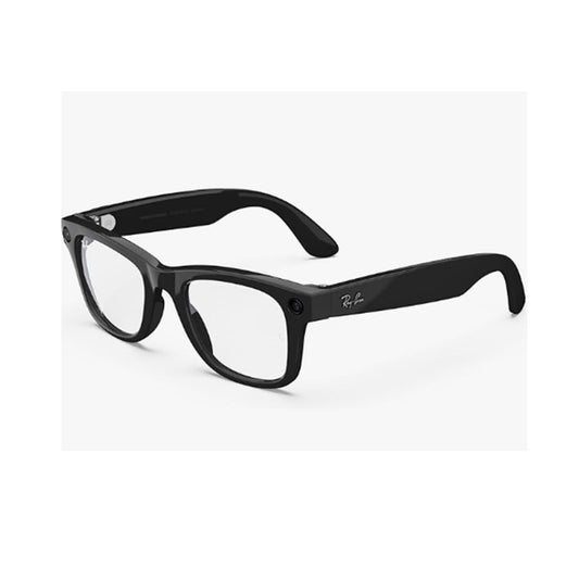 Ray-Ban Meta Glasses Wayfarer Shiny Black Clear – The Future of Style Meets Smart Tech