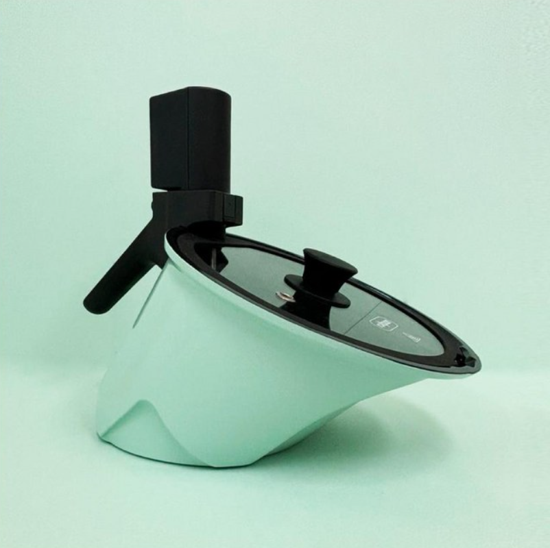 Vitalplant Rollpan Original Auto Rotating Cooking Pot  Oven BBQ Korea--mint