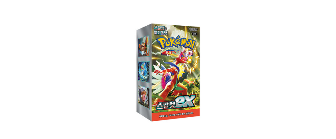 Pokemon Scarlet & Violet Scarlet EX Booster Box sv1S Korean Version