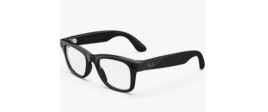 Ray-Ban Meta Glasses Wayfarer Shiny Black Clear – The Future of Style Meets Smart Tech