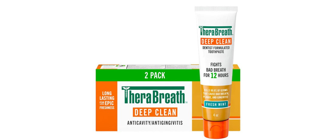 TheraBreath Deep Clean Toothpaste Review: The Gentle Whitening Formula That Fights 99.9% of Bad Breath Germs
