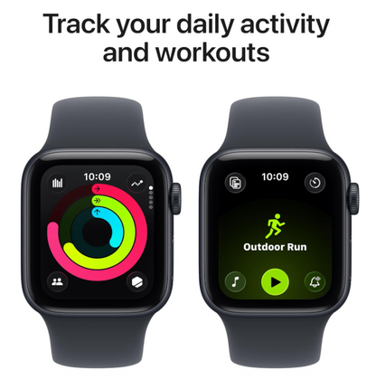 Apple Watch SE 3 [GPS 40mm] Smartwatch with Midnight Aluminum Case with Midnight Sport Band - S/M. Fitness and Sleep Trackers, Heart Rate Monitor, Always-On Display, Water Resistant