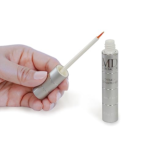 MD Lash Factor Eyelash Growth Serum | Enhances Your Natural Lashes For A Fuller, Longer & Denser Look | Eyelashs Enhancer for Women | 0.05 fl. oz e 1.5 ml - 6 Week supply