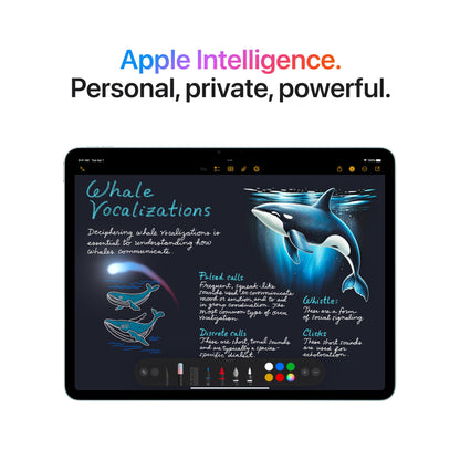 Apple iPad Air 11-inch with M3 chip Built for Apple Intelligence, Liquid Retina Display, 128GB, 12MP Front/Back Camera, Wi-Fi 6E, Touch ID, All-Day Battery Life — Space Gray