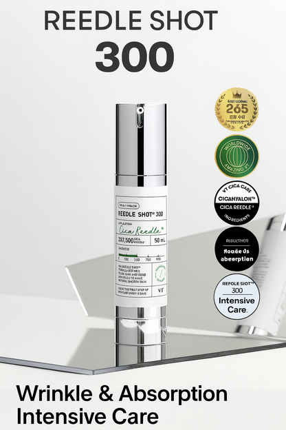 VT COSMETICS CICA Reedle Shot 300 (50ml) The Pore-Tightening Essence