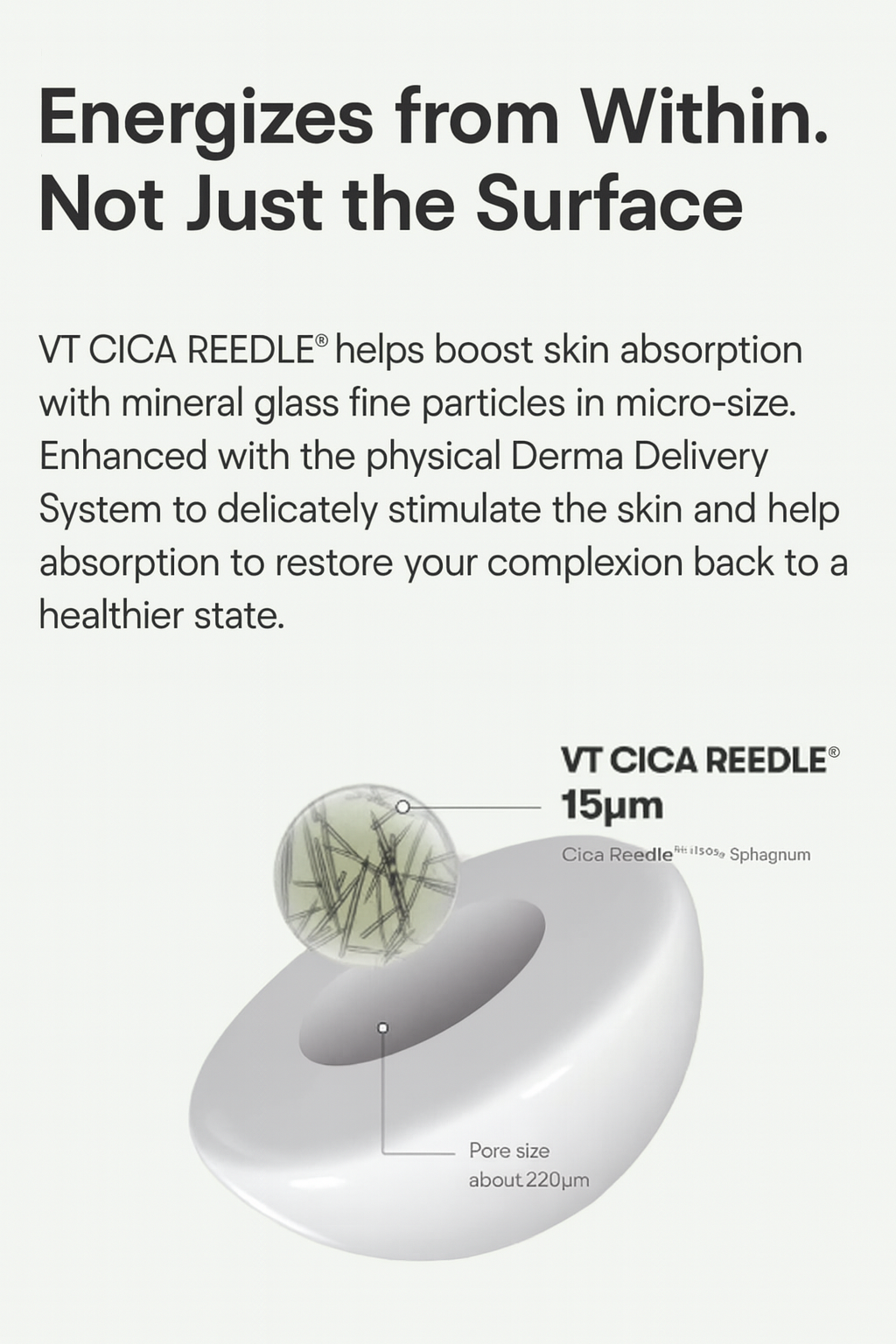VT COSMETICS CICA Reedle Shot 300 (50ml) The Pore-Tightening Essence