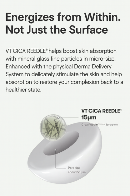 VT COSMETICS CICA Reedle Shot 300 (50ml) The Pore-Tightening Essence