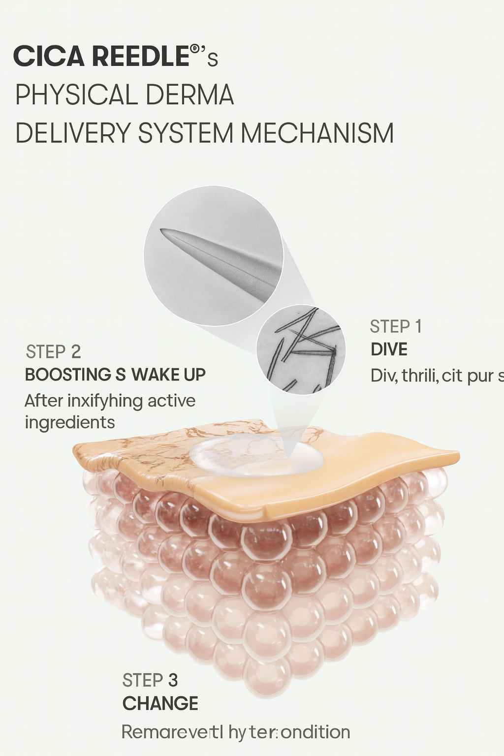 VT COSMETICS CICA Reedle Shot 300 (50ml) The Pore-Tightening Essence