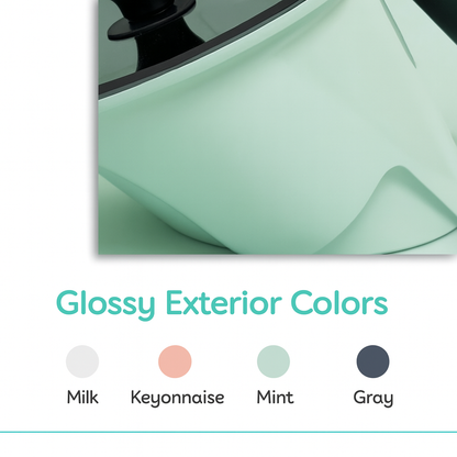 Vitalplant Rollpan Original Auto Rotating Cooking Pot  Oven BBQ Korea--milk