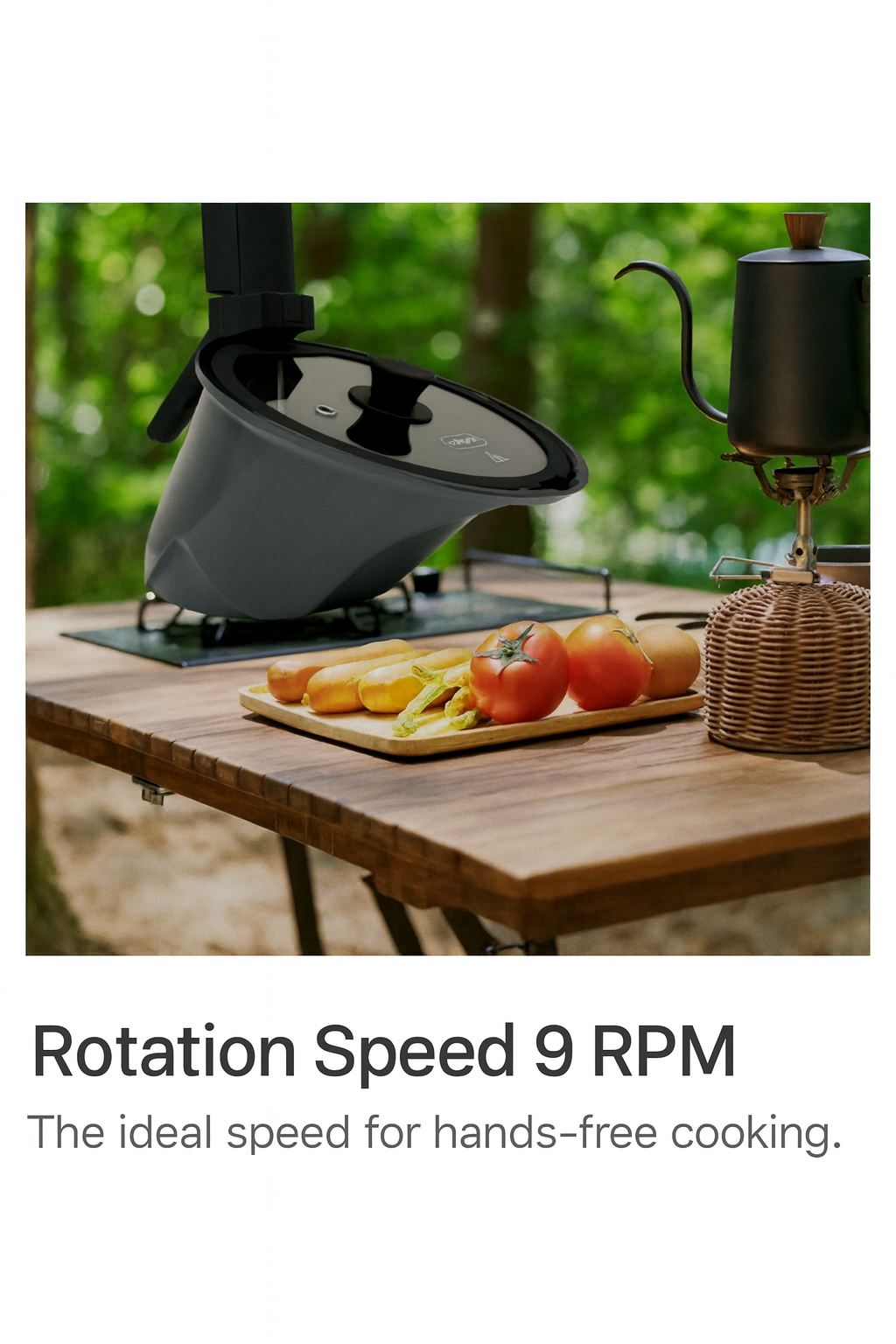 Vitalplant Rollpan Original Auto Rotating Cooking Pot  Oven BBQ Korea--milk