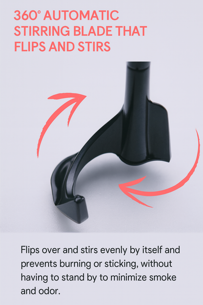 Vitalplant Rollpan Original Auto Rotating Cooking Pot  Oven BBQ Korea--milk